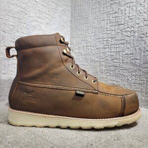 Irish Setter Wingshooter Men's Size 12 Brown Leather Safety Toe Waterproof Boots